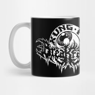 Kung Fu Breakfast Black & White Logo Mug